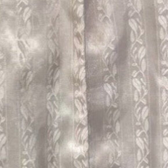 Adonna Robe Womens M Pink Satin Brocade Quilted Collar Cuffs Pockets Long Vtg - Picture 6 of 12